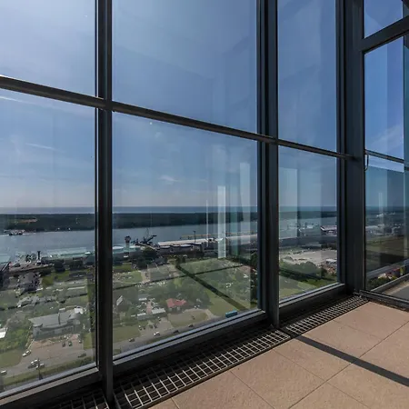 Highest Building In Baltic States!!!! 公寓 克莱佩达